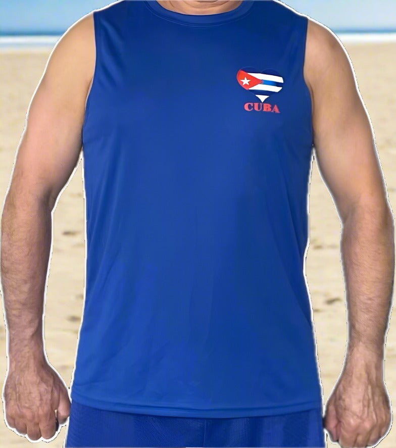 Men's Cuban Heart Tank Tops
