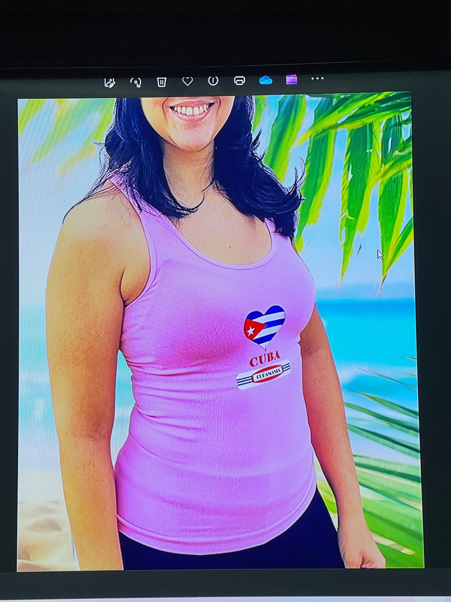 Conjunto de camiseta sin mangas y gorra para mujer