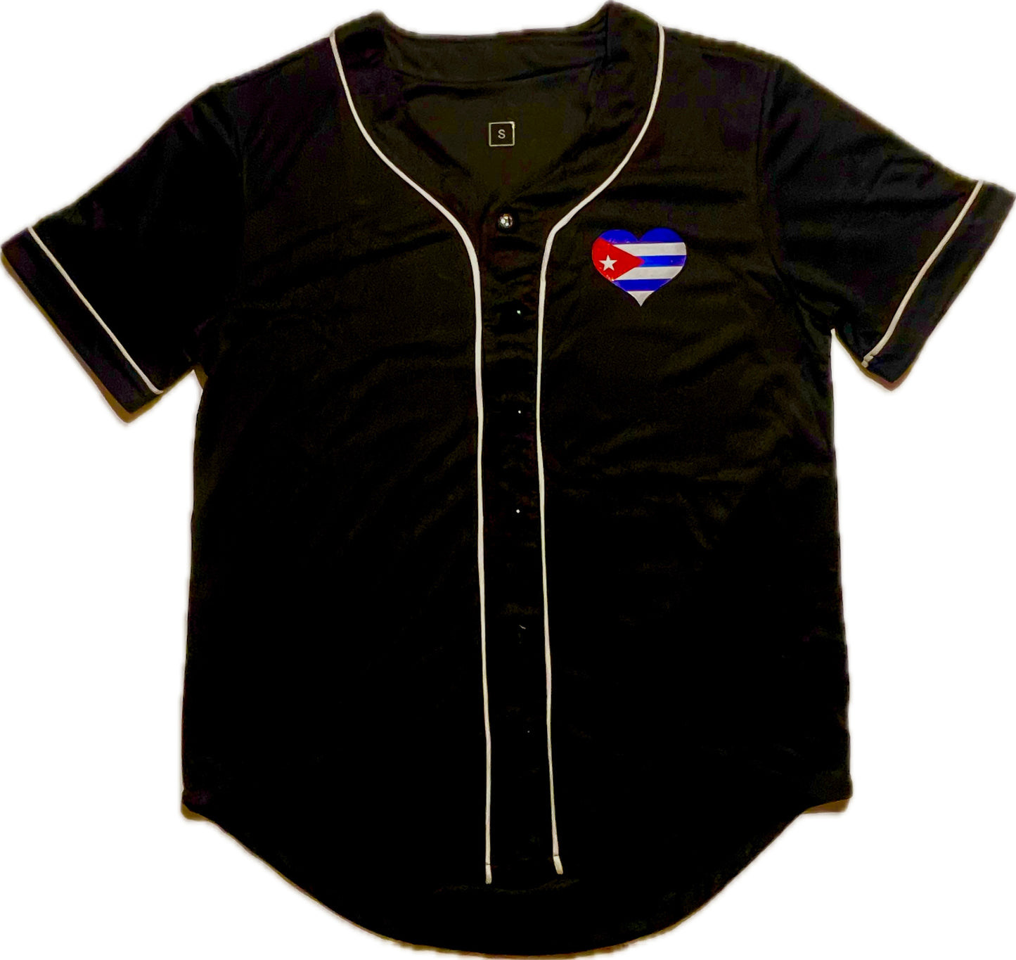 Jersey con diseño en forma de corazón cubano