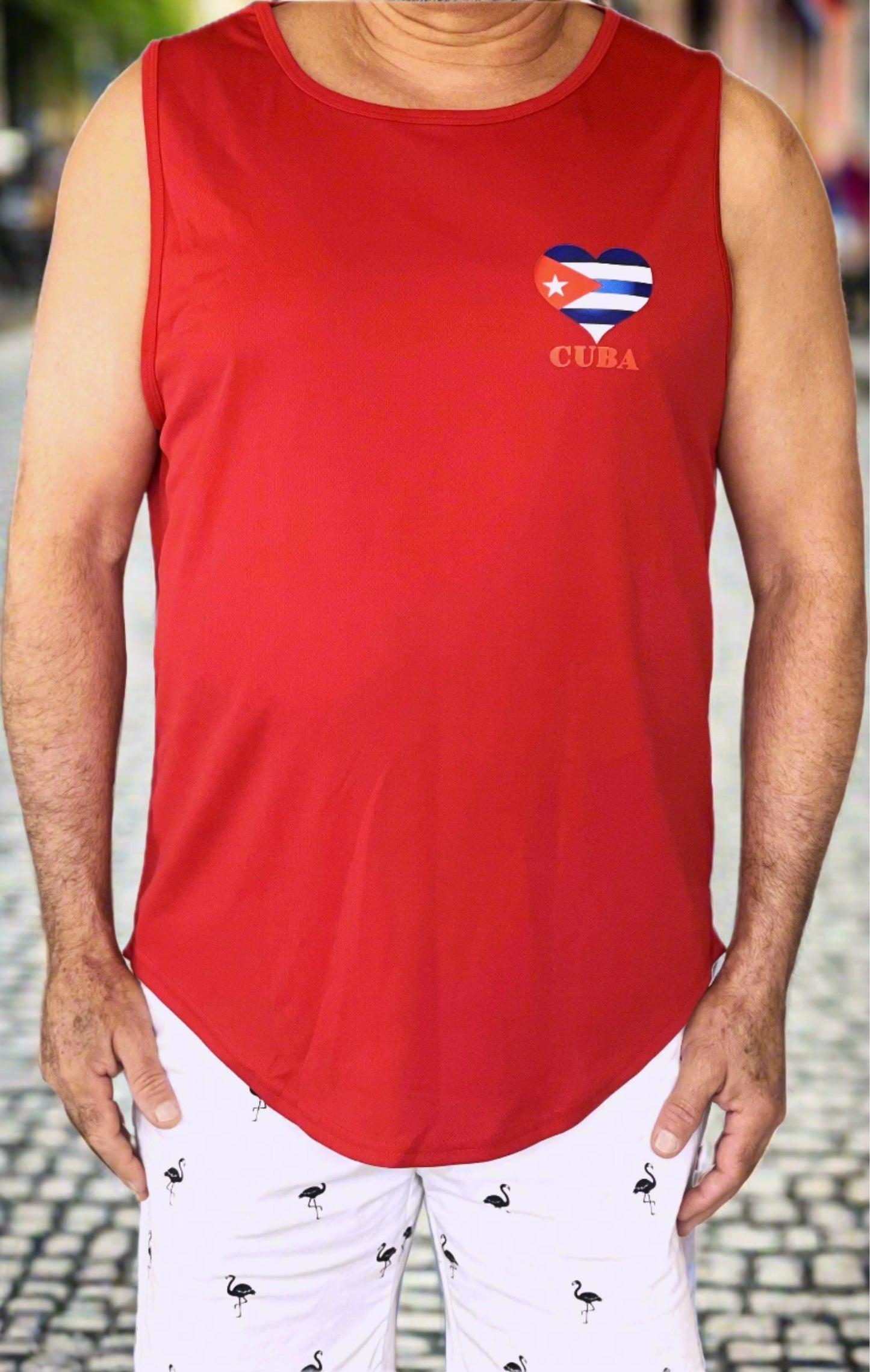 Men's Cuban Heart Tank Tops