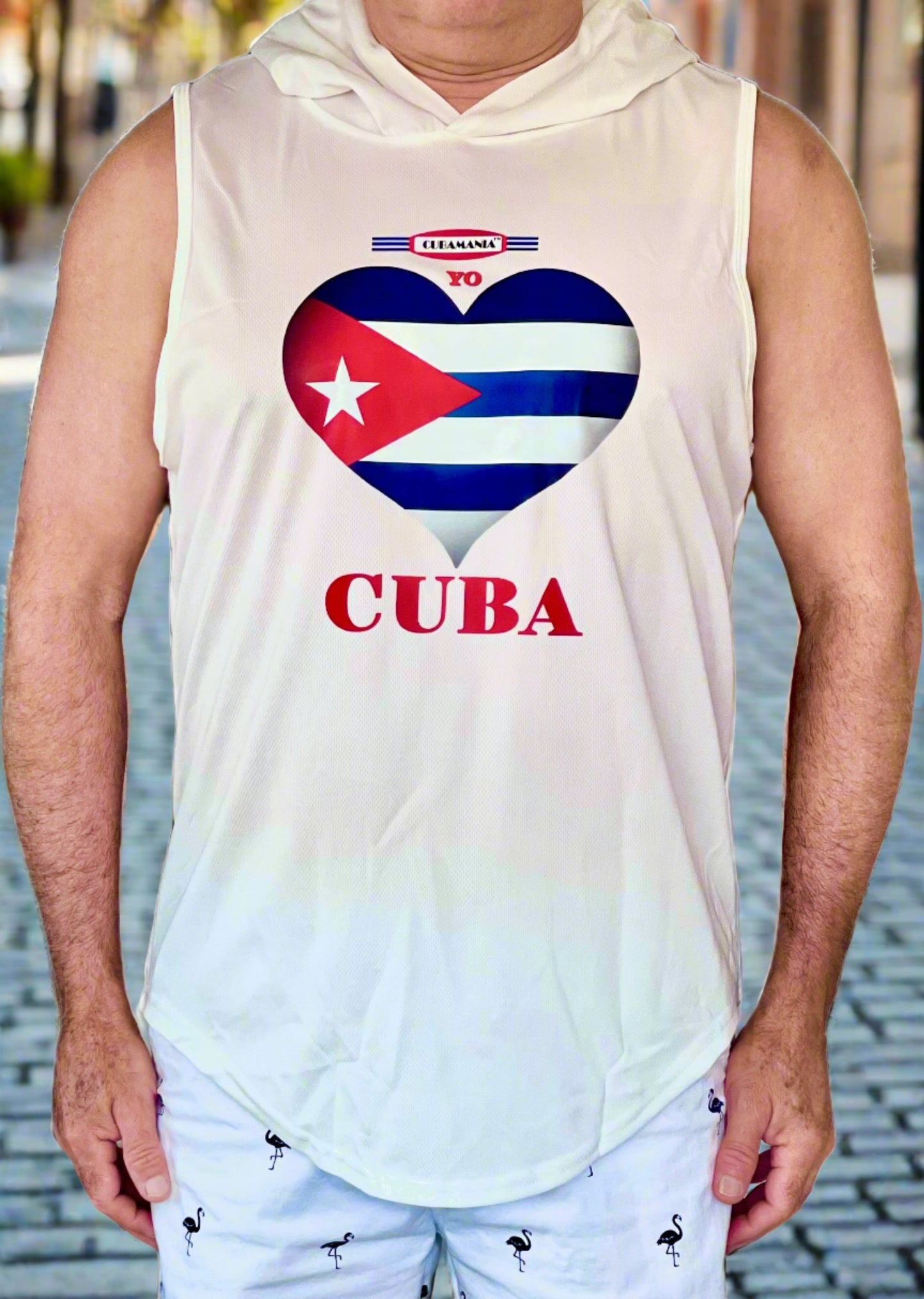 "Yo Amo Cuba" White Hoodie