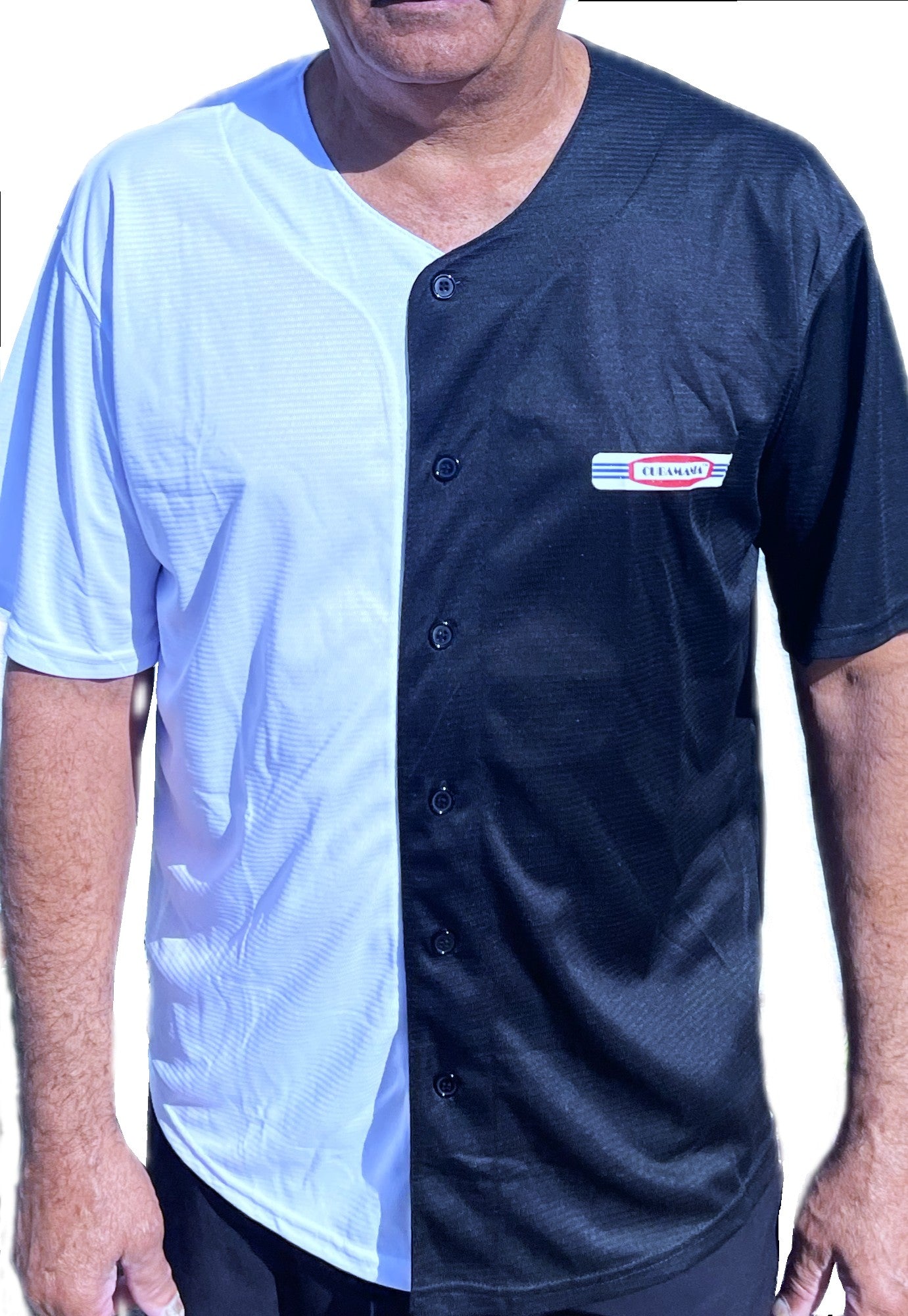 Baseball Jersey With Dominos Expression "Capicu" on Back