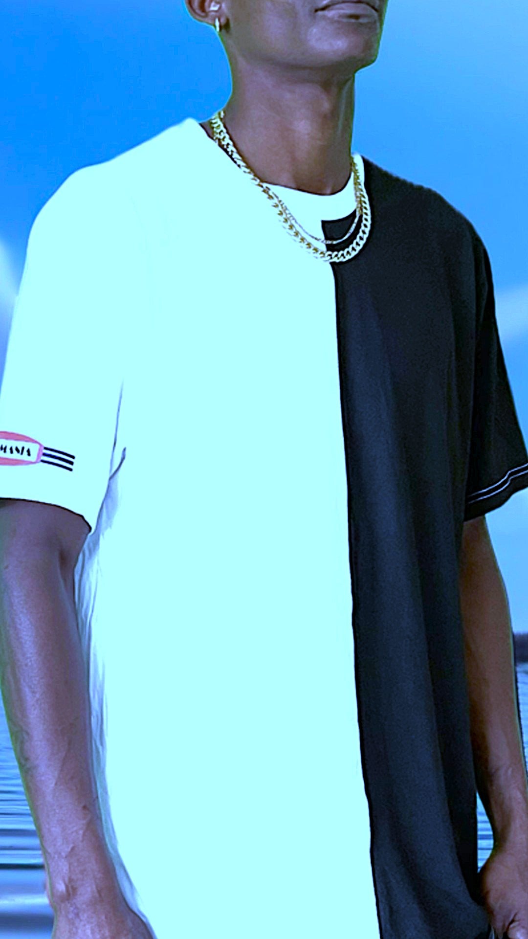 Baseball Jersey With Dominos Expression "Capicu" on Back