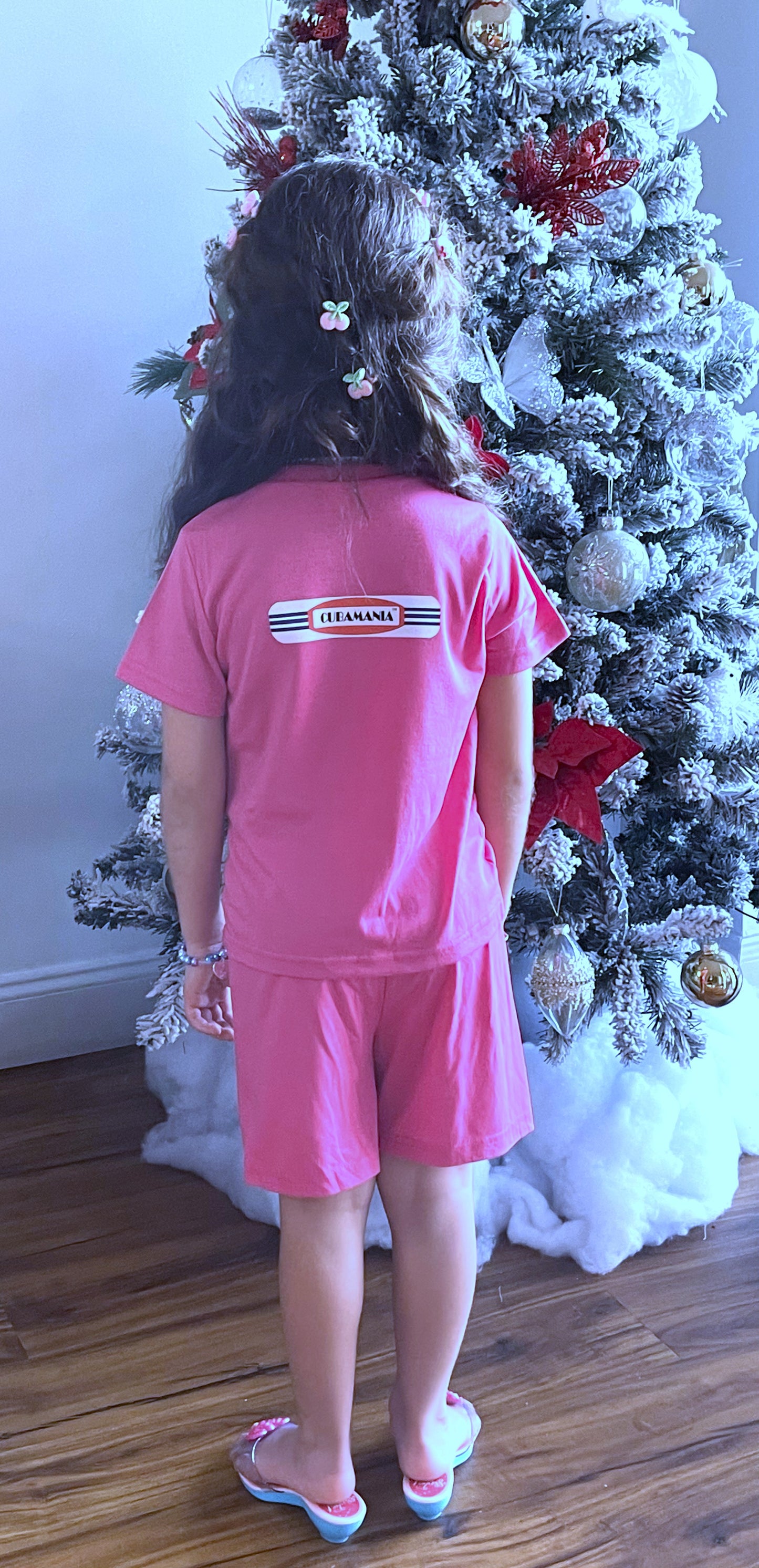 Pink Baby Shark Shorts Set