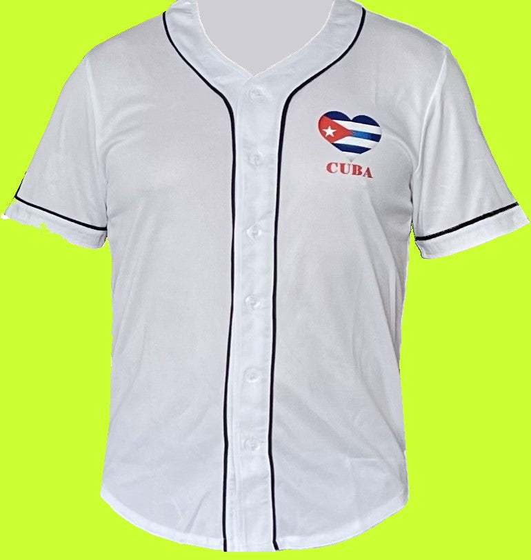 Jersey con diseño en forma de corazón cubano