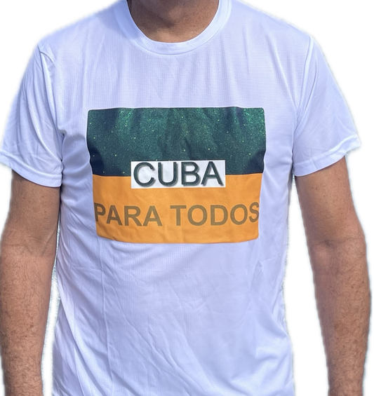 White "Cuba Para Todos" T-shirt