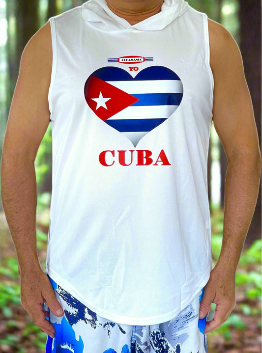 "Yo Amo Cuba"  White Hoody