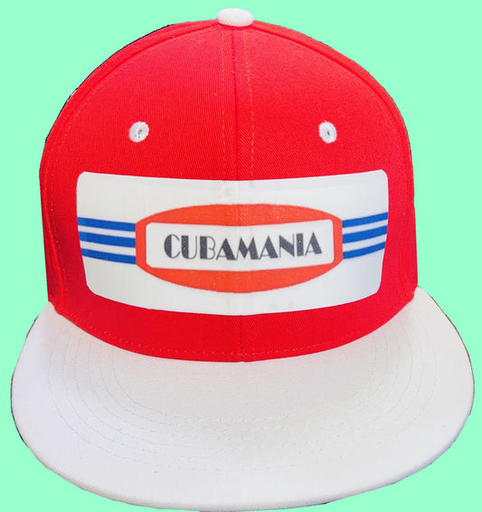 Red and White Cubamania Baseball Cap